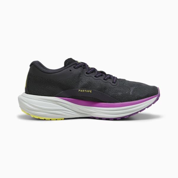 Tenis para correr Deviate NITRO™ 2 para mujer, PUMA Black-Purple Pop-Yellow Burst, extralarge